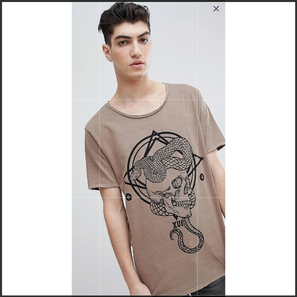 ASOS long line t shirt NWOT - Picture 1 of 2